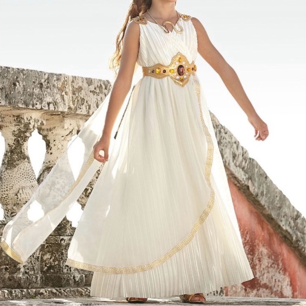Chasing Fireflies Goddess Cleopatra dress costume girls 12/14